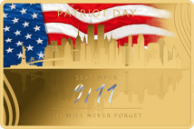 1/10 Unze Gold Patriot Day 9/11 2022 (Auflage: 911 | coloriert)