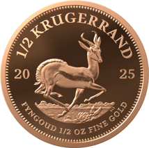 1/2 Unze Gold Krügerrand 2025 PP (Auflage: 500 | Polierte Platte)