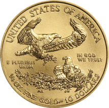 1/4 Unze Gold American Eagle 2018