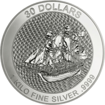 1 kg Silber Cook Islands Münze 2023