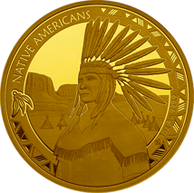 1 Unze Gold Native Americans Feder 2024 (Auflage: 250)