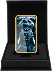 1 Unze Silber African Animals Elefant (Auflage: 50 | teilvergoldet)