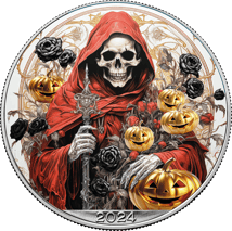 1 Unze Silber American Eagle Halloween Skeleton 2024 (Auflage: 2.024)