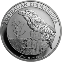 1 Unze Silber Australien Kookaburra 2016