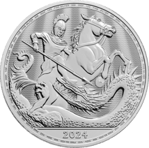 1 Unze Silber St. George and the Dragon 2024