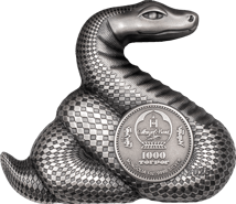 1 Unze Silber Nimble Snake 2025 (Auflage: 999 | Antik Finish)