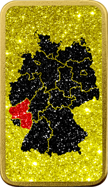 1 Unze Silberbarren Rheinland-Pfalz (Auflage: 100 | teilvergoldet)