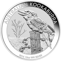 10 Unze Silber Kookaburra 2016