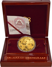 150g Gold China Panda 2021 PP (Auflage: 10.000 | Polierte Platte)