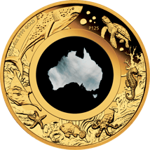 2 Unze Gold Great Southern Land Opal Serie 2024 (Auflage: 200 | Poliert Platte)