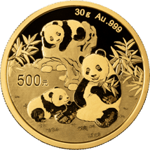 30g Gold China Panda 2025