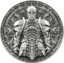 50g Silber AI Knight 2024 (Auflage: 500 | High Relief | Antik Finish)