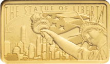 5g Goldbarren PAMP America the Free -  Statue of Liberty