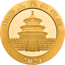 Gold China Panda Satz 2022