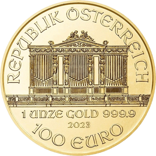 1 Unze Gold Wiener Philharmoniker 2023