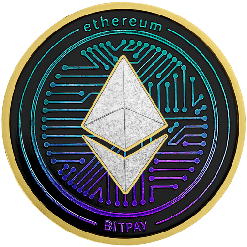 1 Unze Silber Krypto Ethereum Iced Out (Auflage: 50 | teilvergoldet)