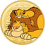 1 Unze Silber König der Löwen Mufasa und Simba 2024 (Auflage: 1.994  | Polierte Platte)