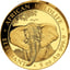 5 Unze Gold Somalia Elefant 2021 PP (Auflage: 50 | Polierte Platte)
