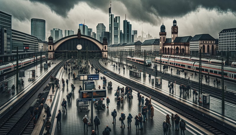 Bahnverkehr rund um Frankfurt: Langsame Rückkehr zur Normalität nach schwerer Störung