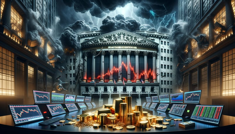 Finanzexperte prophezeit Mega-Crash: Nur Bitcoin, Gold und Silber als sichere Häfen?