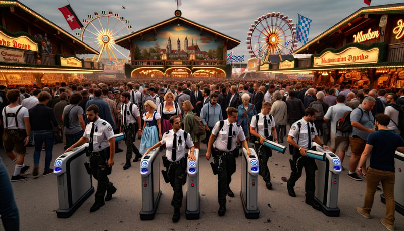 Schärfere Sicherheitsmaßnahmen auf der Wiesn: Metalldetektoren und mehr Ordner auf dem Münchner Oktoberfest